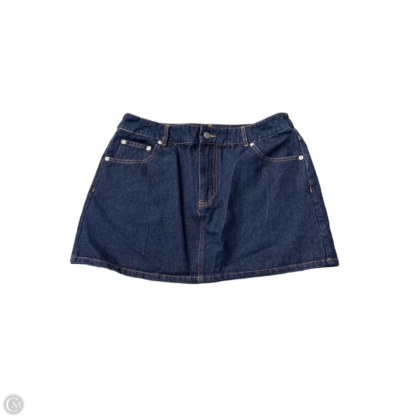Skirt Mini & Short By Altard State In Blue, Size: Xl