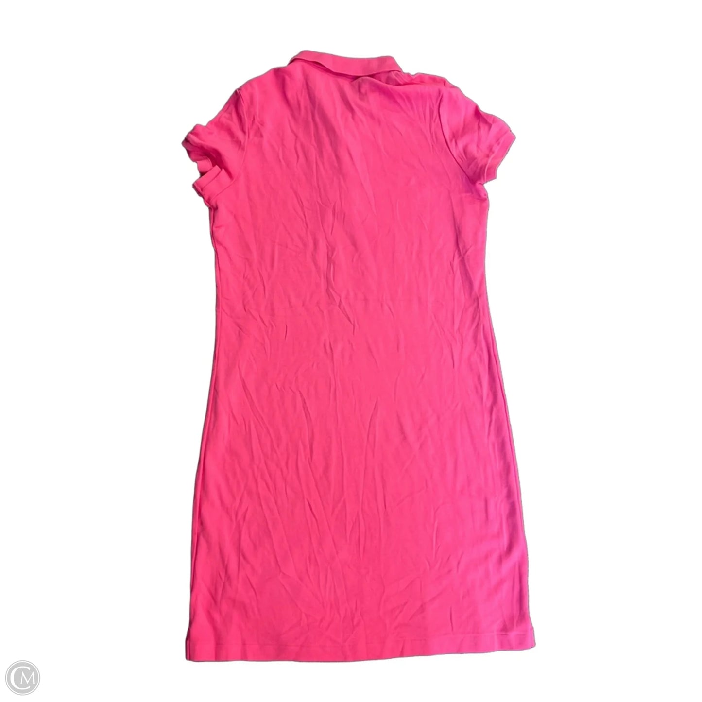 Dress Casual Midi By Ralph Lauren In Pink, Size: L
