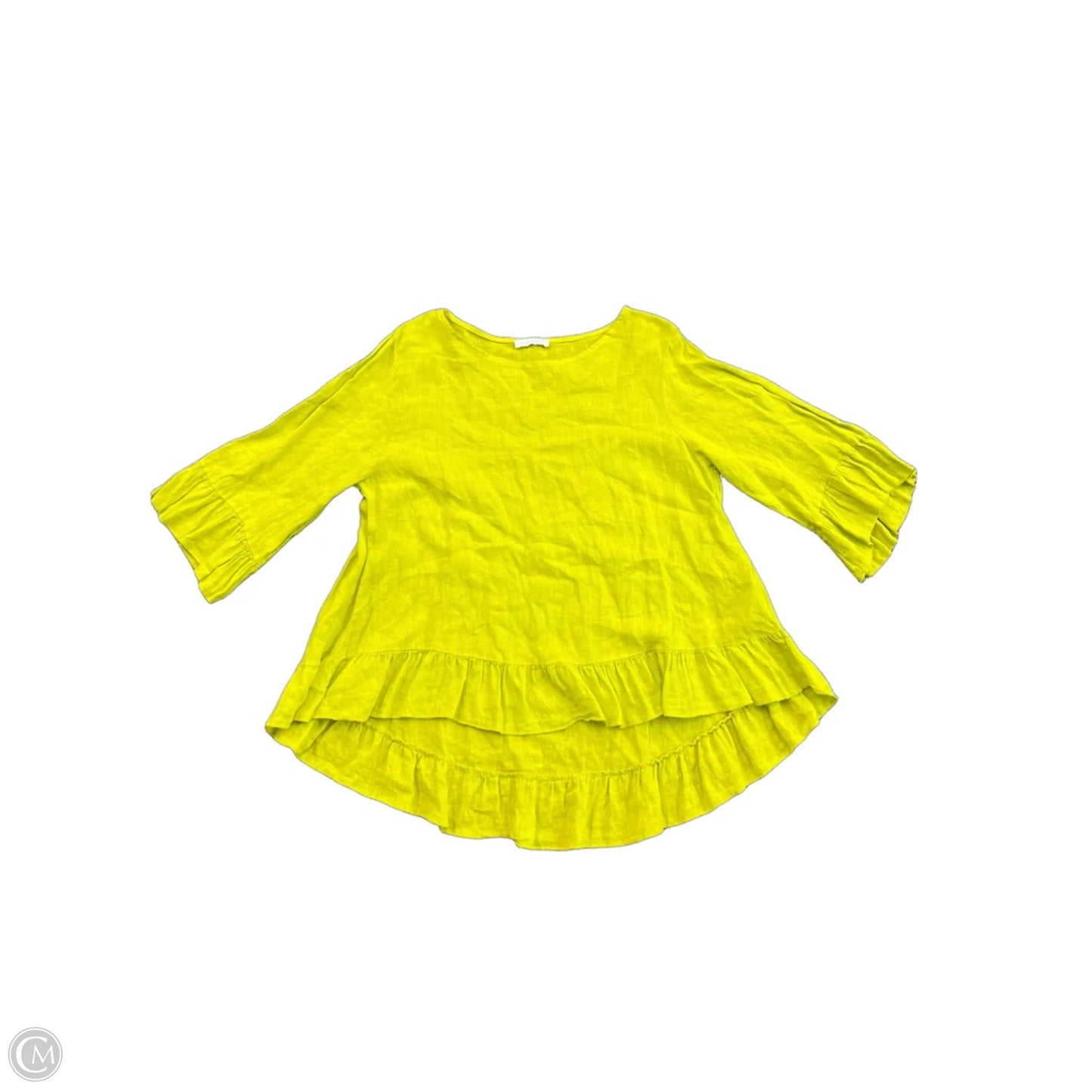 Top Long Sleeve By Clothes Mentor In Chartreuse, Size: Xl