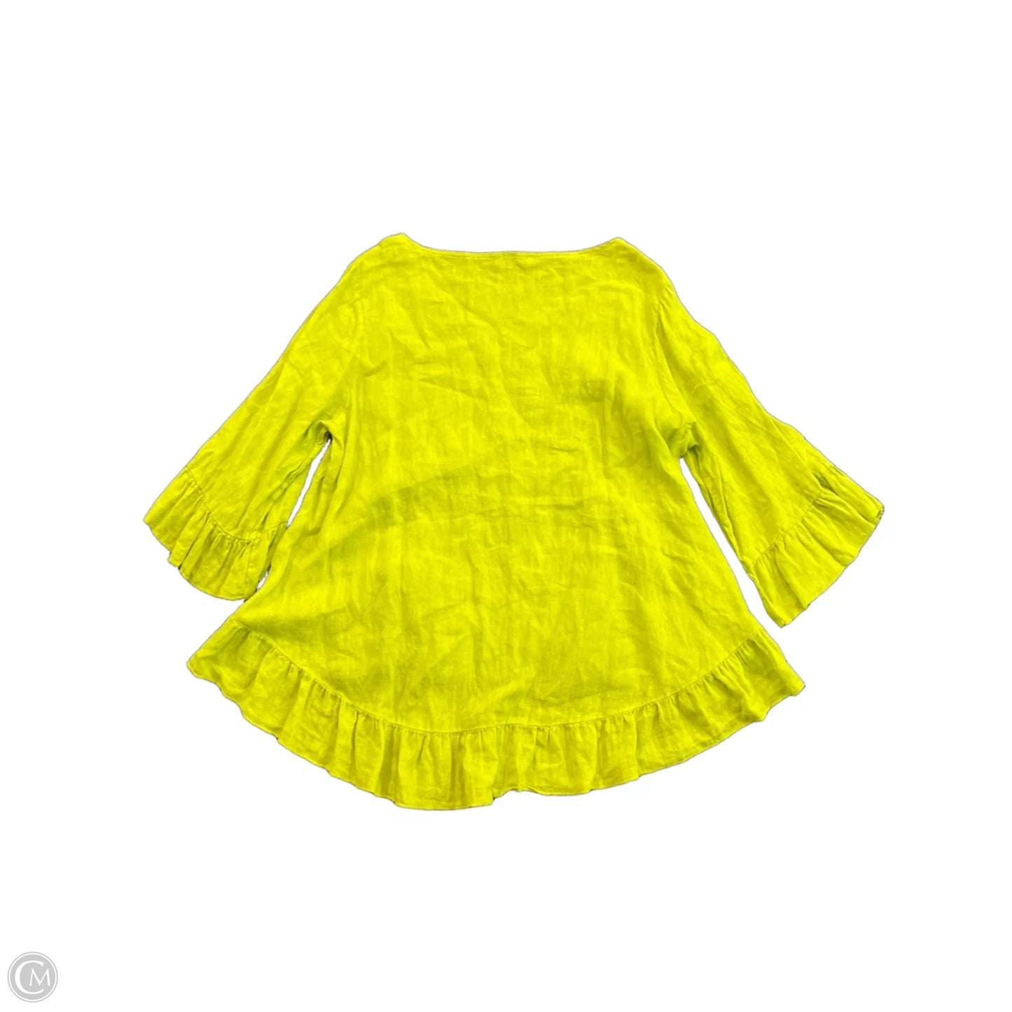 Top Long Sleeve By Clothes Mentor In Chartreuse, Size: Xl