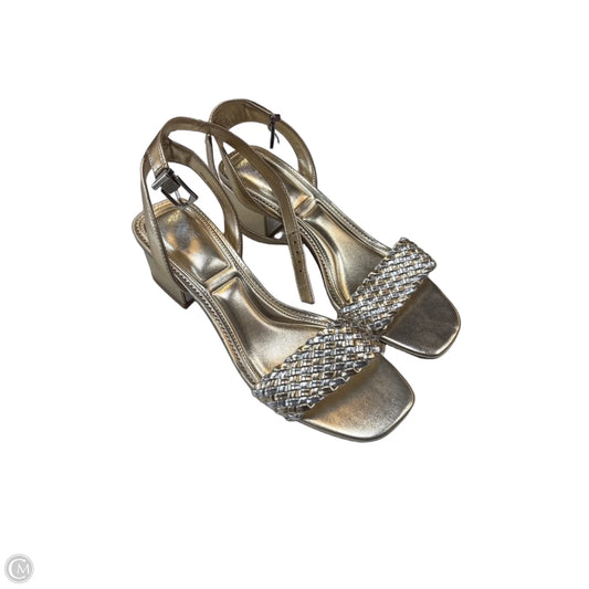 Shoes Heels Block By Vince Camuto In Gold, Size: 9