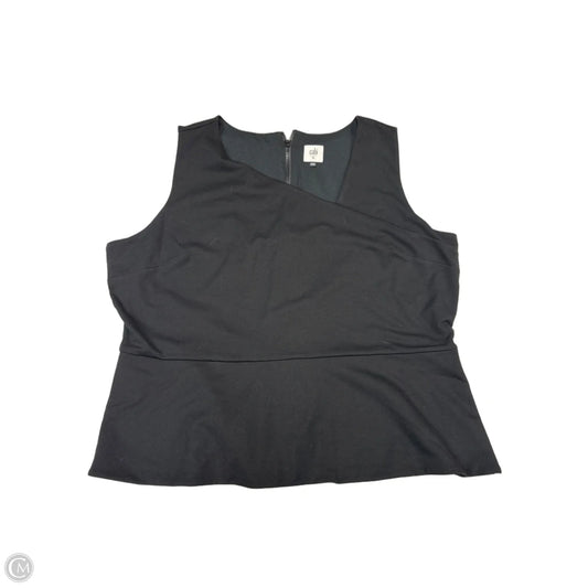 Top Sleeveless By Cabi In Black, Size: Xl