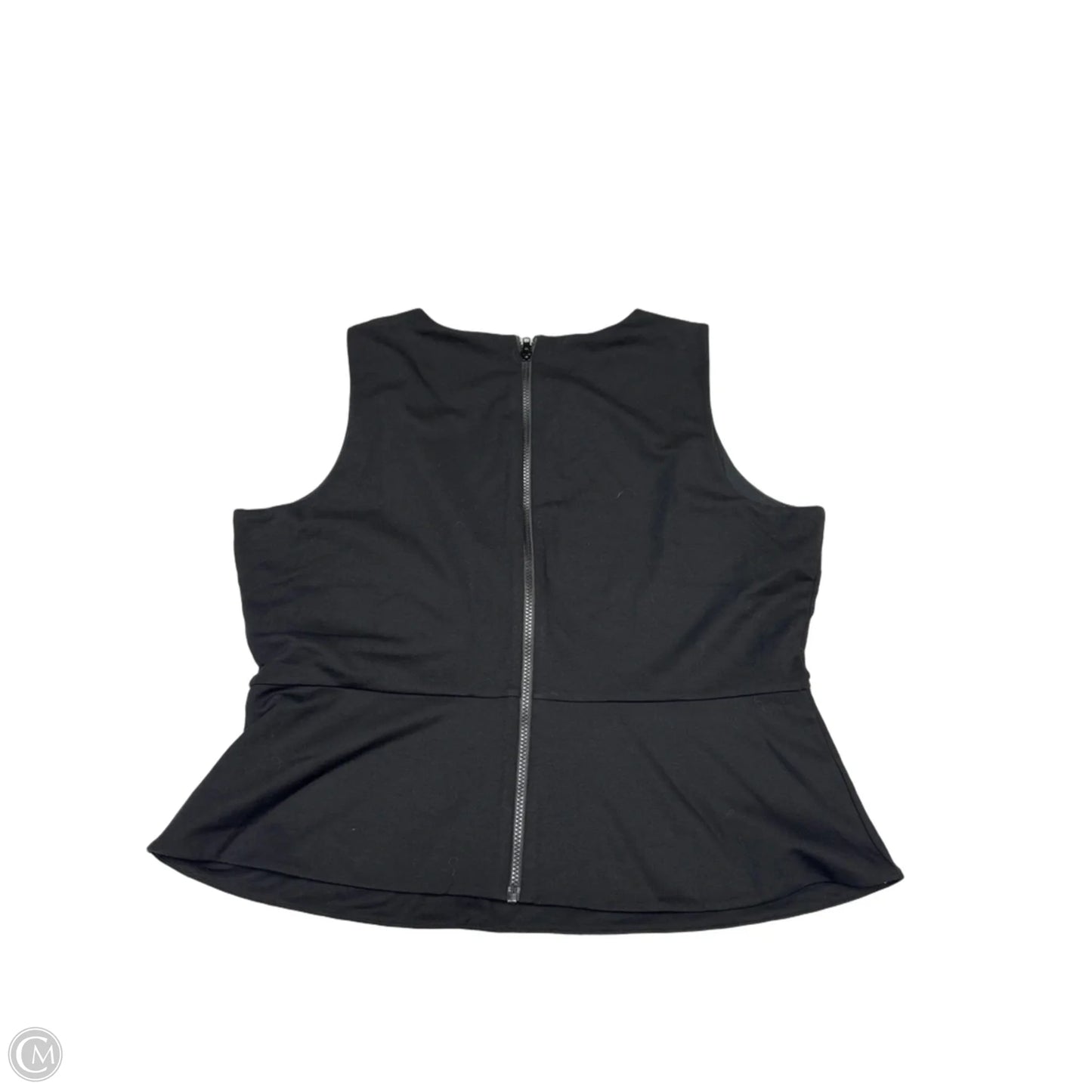 Top Sleeveless By Cabi In Black, Size: Xl