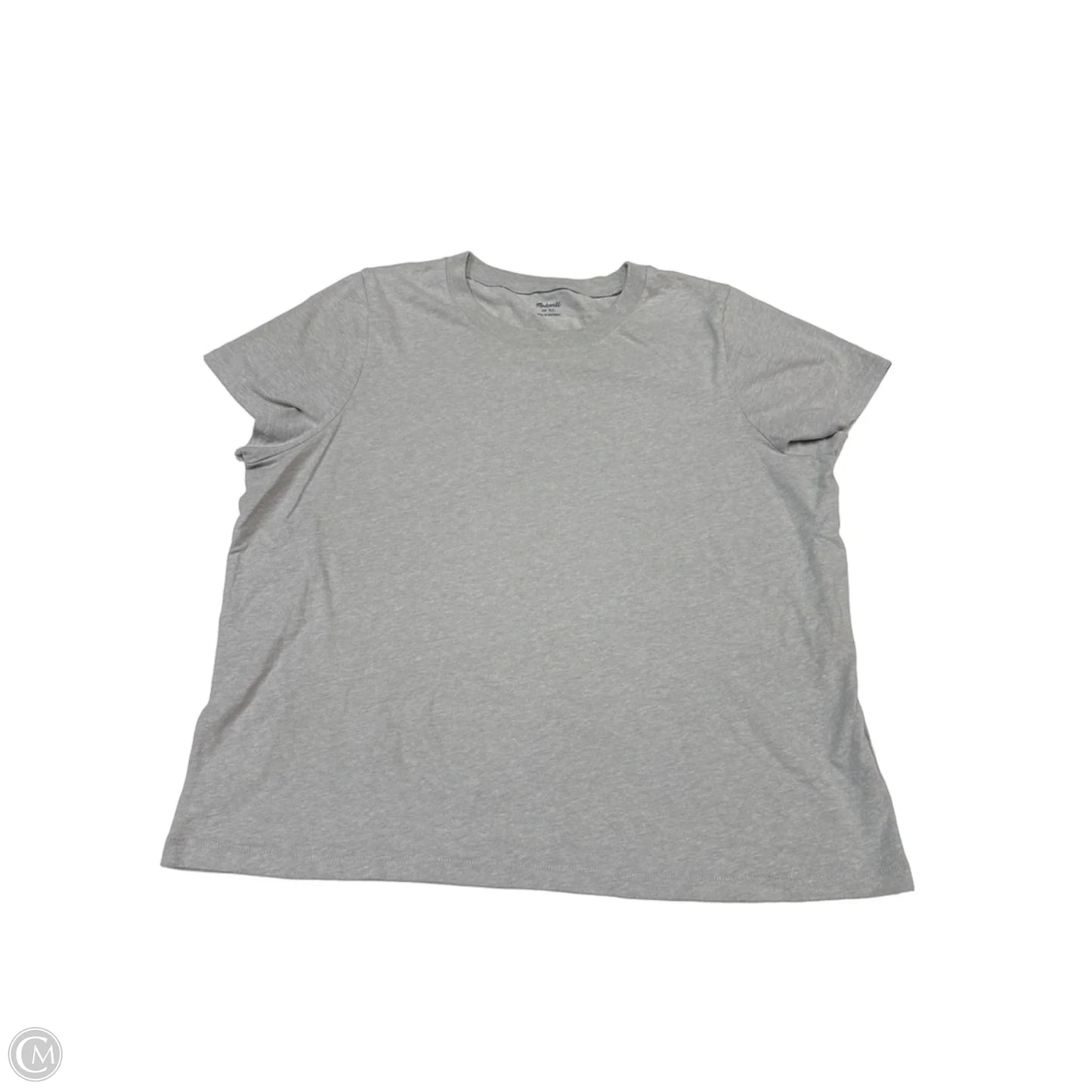 Top Short Sleeve By Madewell In Grey, Size: Xl