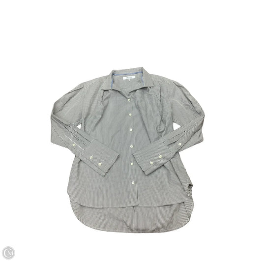 Top Long Sleeve By Frame In Striped Pattern, Size: Sp