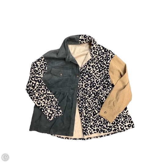 Top Long Sleeve By Clothes Mentor In Animal Print, Size: L