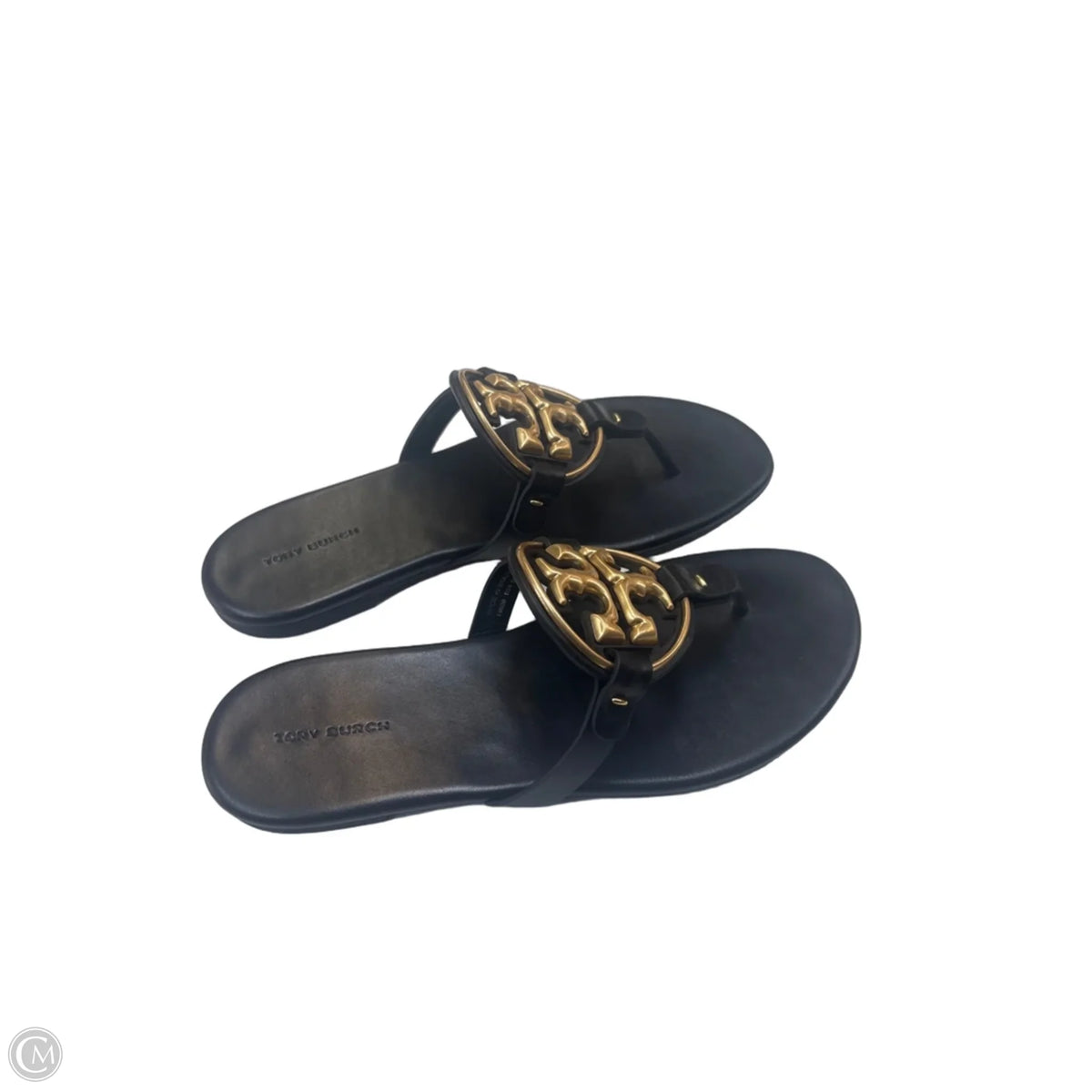 Sandals Designer By Tory Burch In Black, Size: 9
