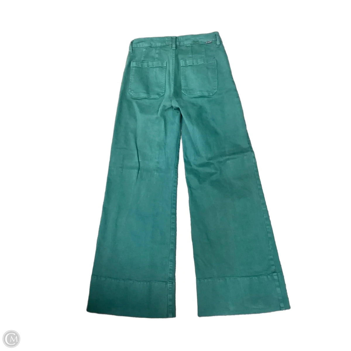 Jeans Wide Leg By Risen In Green, Size: 4