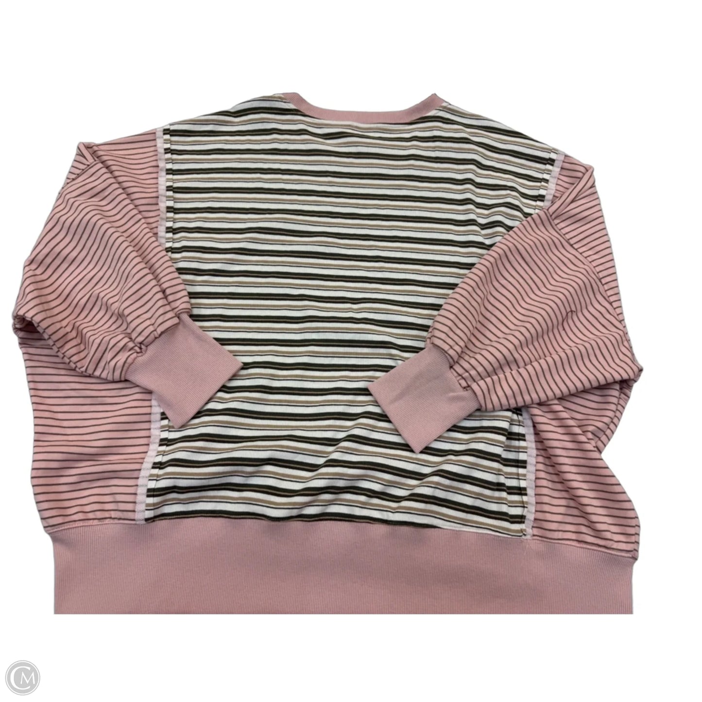 Top Long Sleeve By Bibi In Striped Pattern, Size: Xl