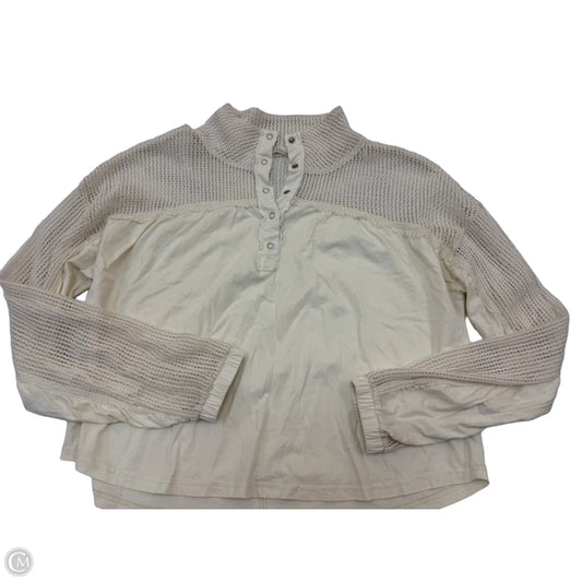 Top Long Sleeve By New In In White, Size: L