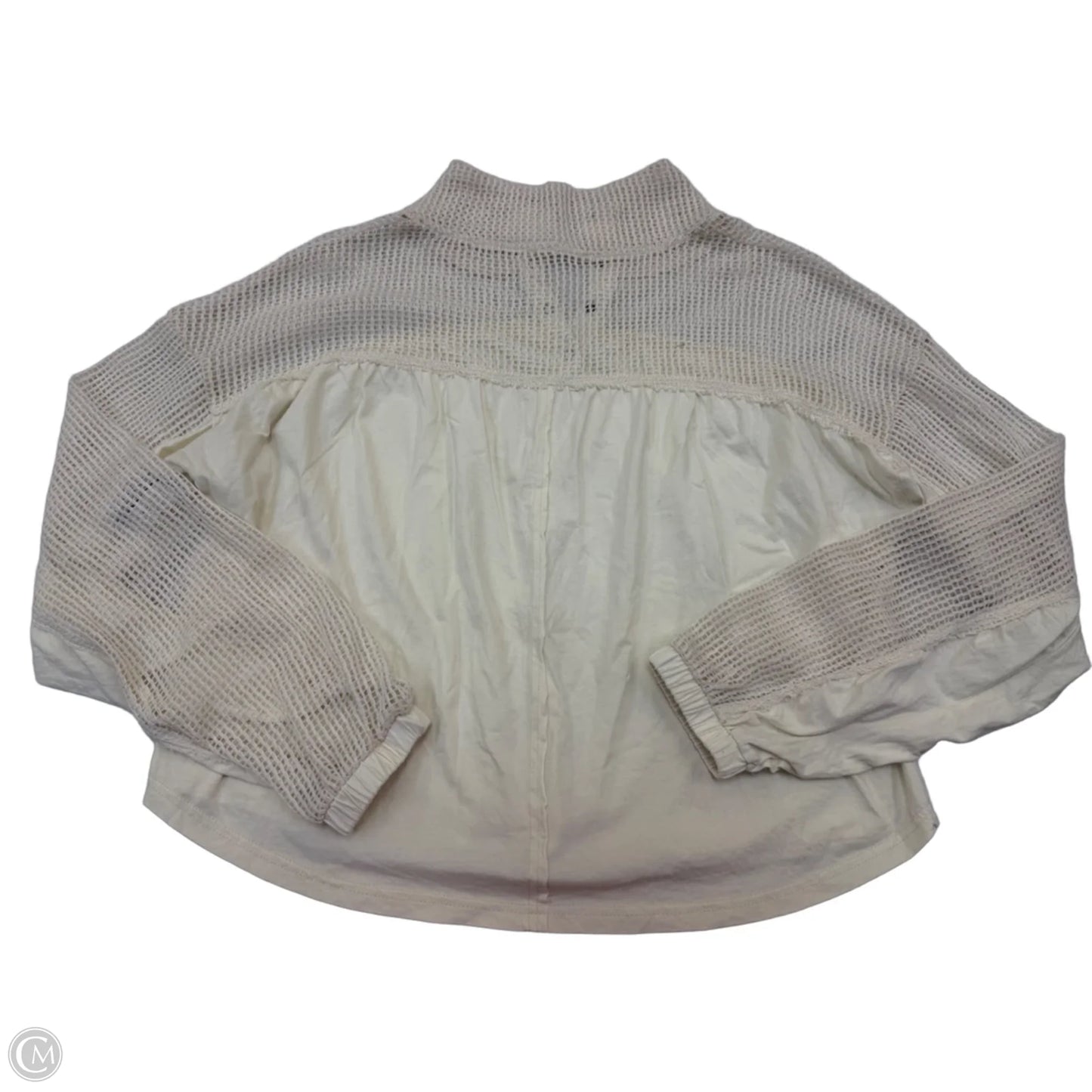 Top Long Sleeve By New In In White, Size: L