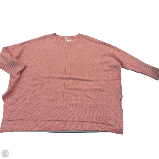 Sweater By Wonderly In Pink, Size: Xl