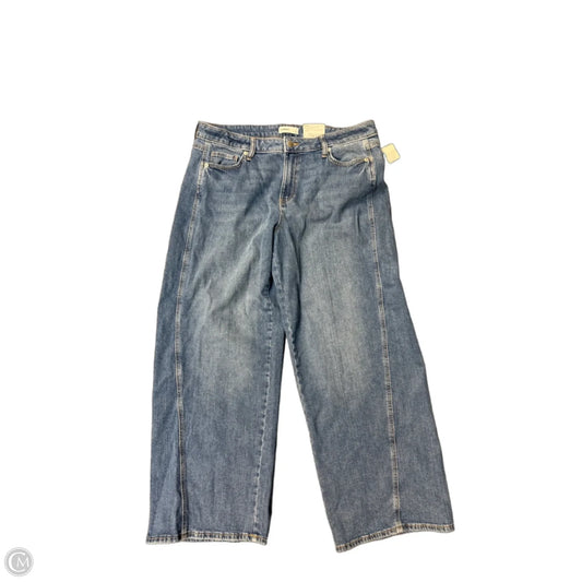 Jeans Wide Leg By Sonoma In Blue, Size: 18