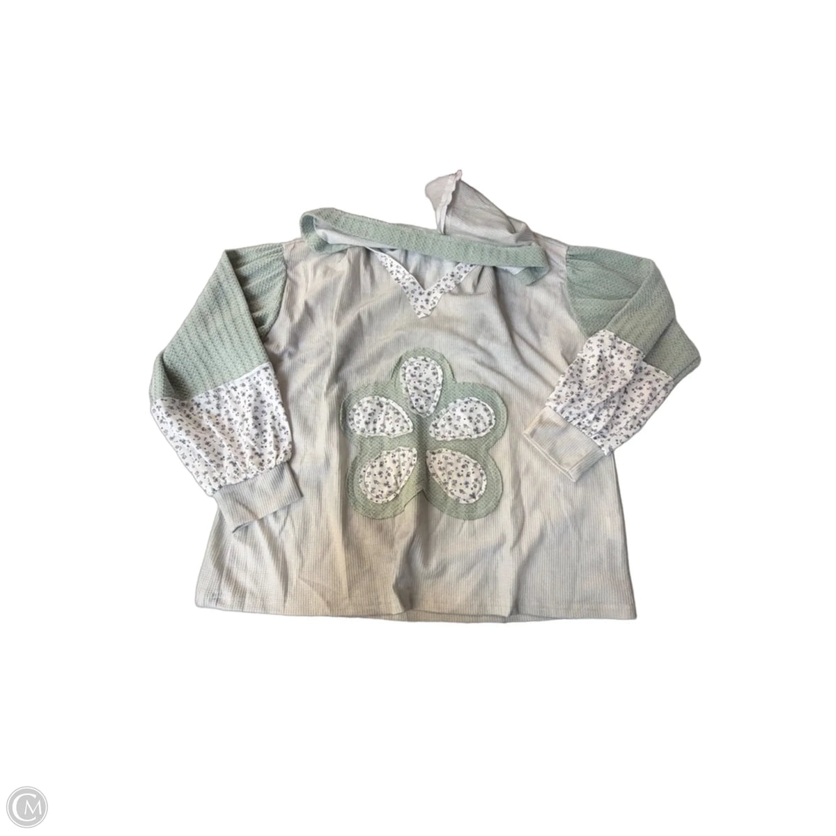 Top Long Sleeve By Clothes Mentor In Green, Size: L