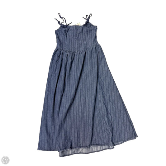 Dress Casual Midi By Blu Pepper In Blue, Size: Xl