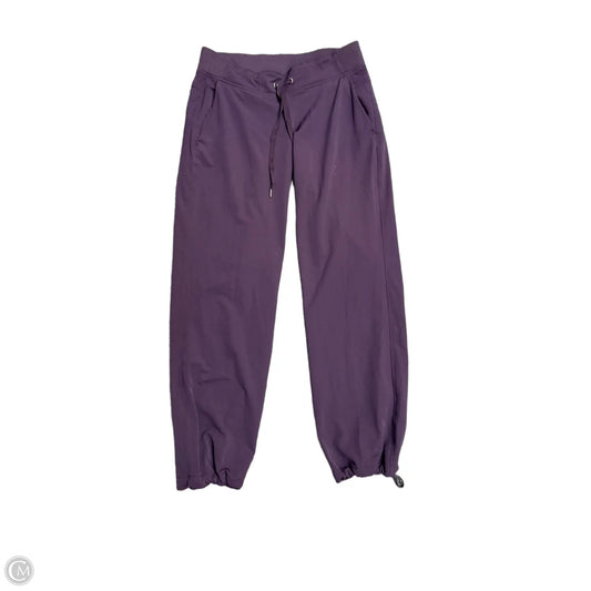 Athletic Pants By Athleta In Purple, Size: 6p