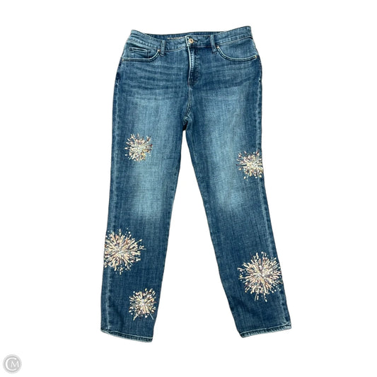 Jeans Straight By Chicos In Blue, Size: 8