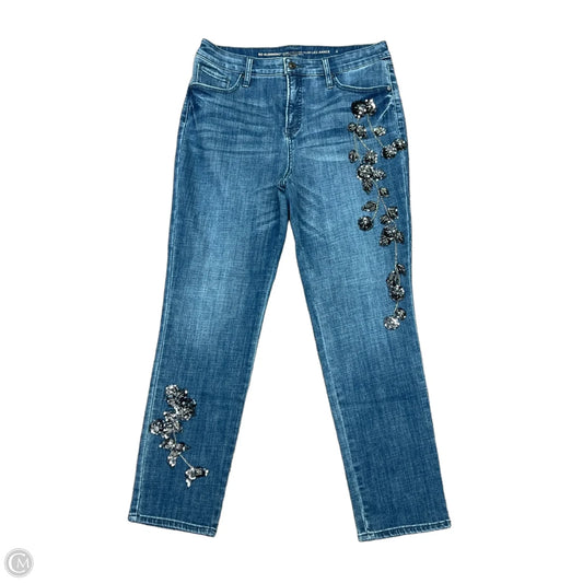 Jeans Straight By Chicos In Blue, Size: 8