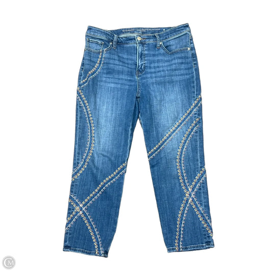 Jeans Cropped By Chicos In Blue, Size: 8