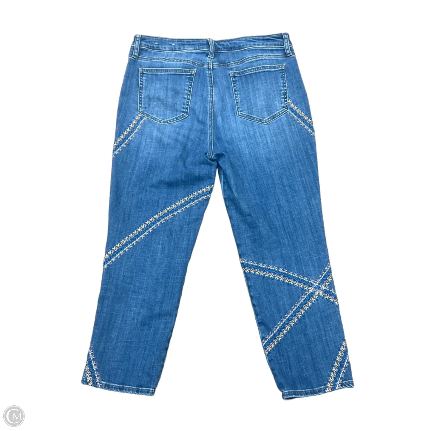 Jeans Cropped By Chicos In Blue, Size: 8