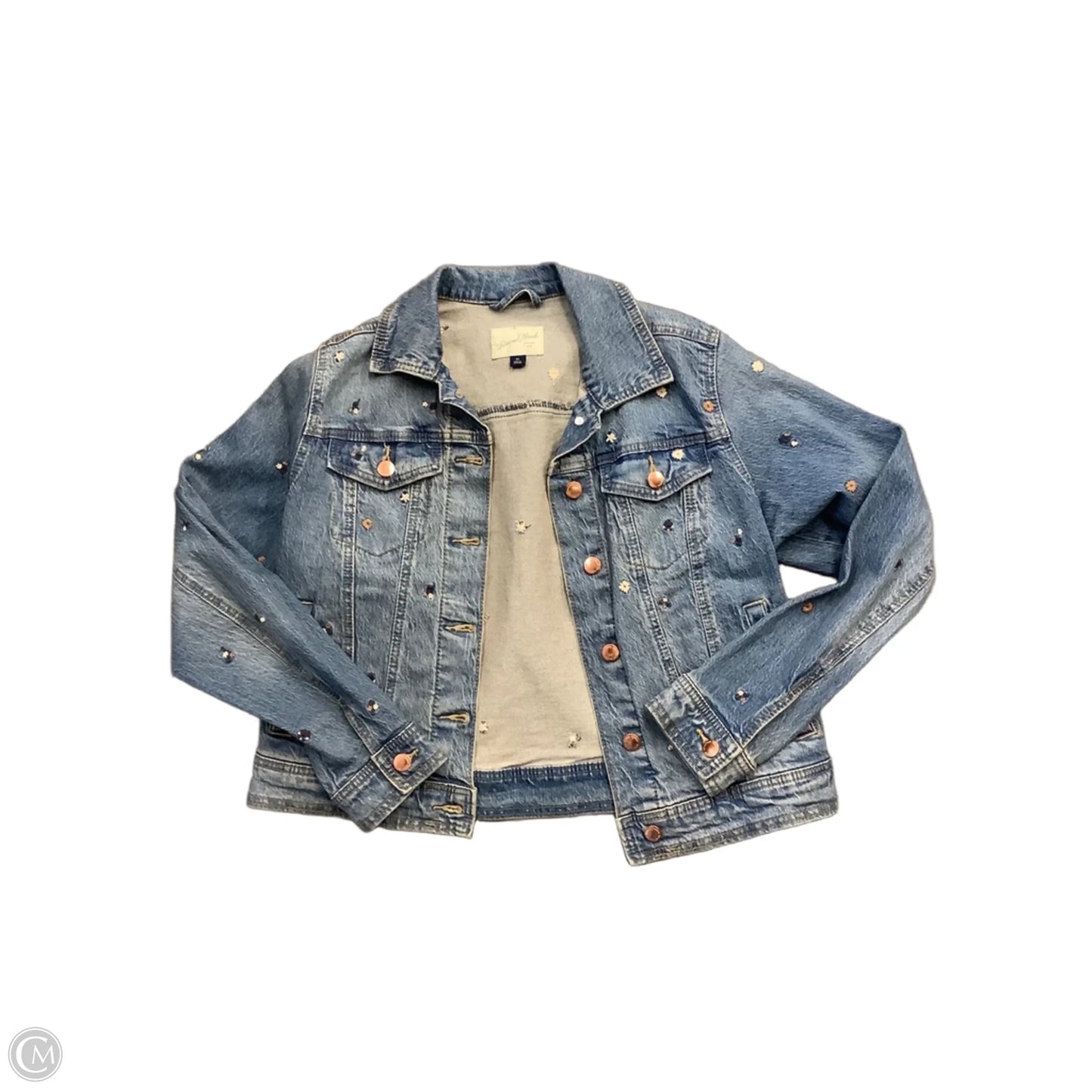 Jacket Denim By Universal Thread In Blue, Size: Xs