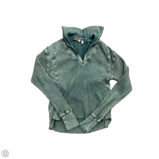 Top Long Sleeve By Free People In Teal, Size: Xs