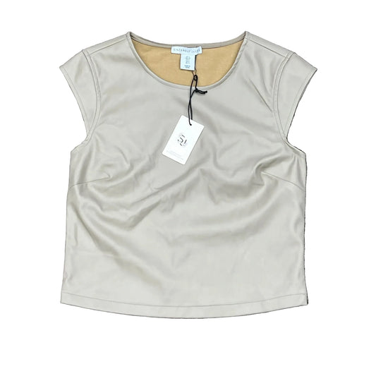 Top Sleeveless By Sincerely Jules In Beige, Size: S