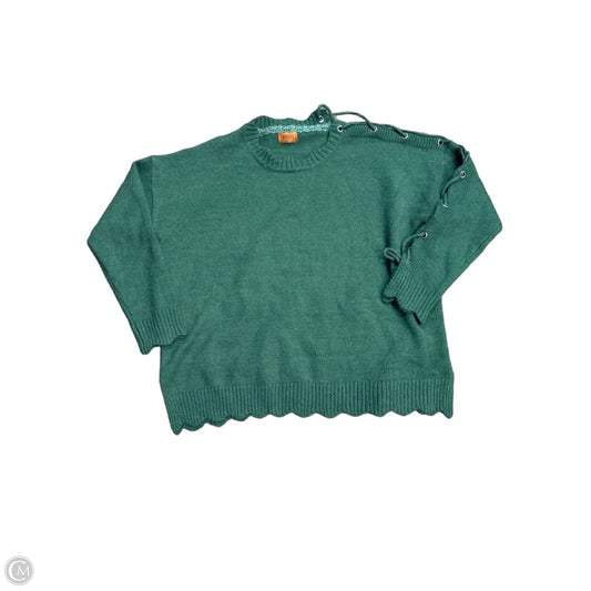 Sweater By Pol In Green, Size: L