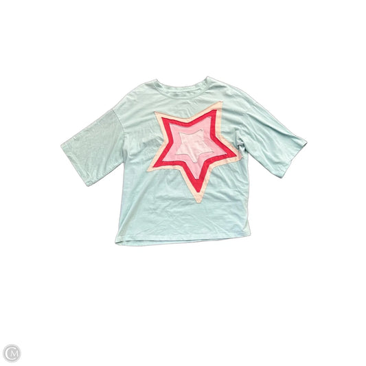 Top Short Sleeve By Clothes Mentor In Blue, Size: Xl