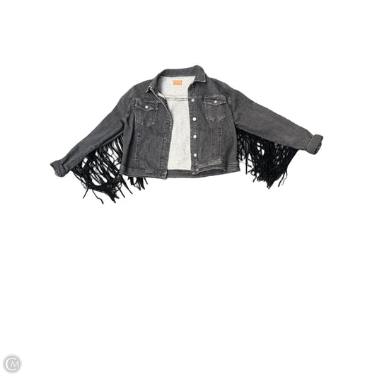 Jacket Denim By Judy Blue In Black, Size: 1x