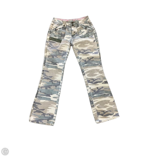 Jeans Boot Cut By Clothes Mentor In Camouflage Print, Size: 4