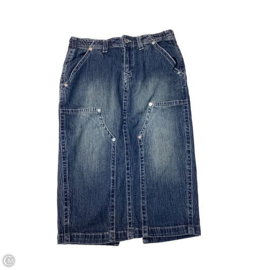 Skirt Midi By True Religion In Blue, Size: 8