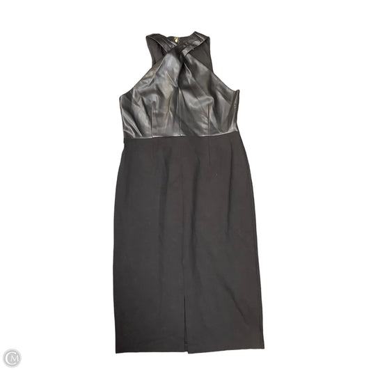 Dress Casual Midi By Michael By Michael Kors In Black, Size: Xl