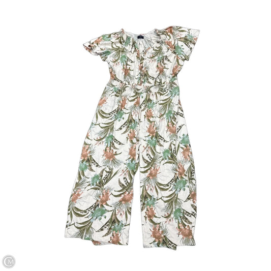 Jumpsuit By Lane Bryant In Floral Print, Size: 3x