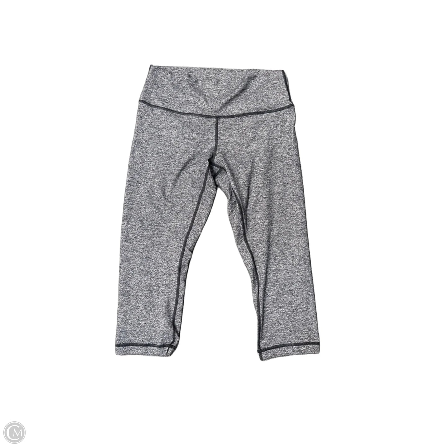 Athletic Leggings Capris By Lululemon In Grey, Size: 12