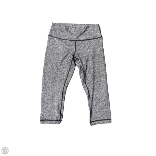 Athletic Leggings Capris By Lululemon In Grey, Size: 12