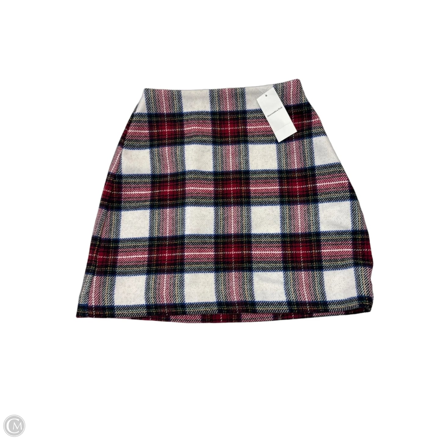 Skirt Mini & Short By Abercrombie And Fitch In Plaid Pattern, Size: Xxs