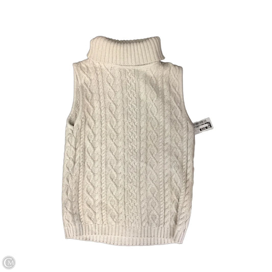 Vest Sweater By Valerie Stevens In Beige, Size: S