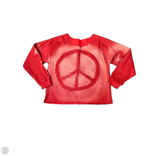 Sweatshirt Crewneck By Clothes Mentor In Red, Size: S