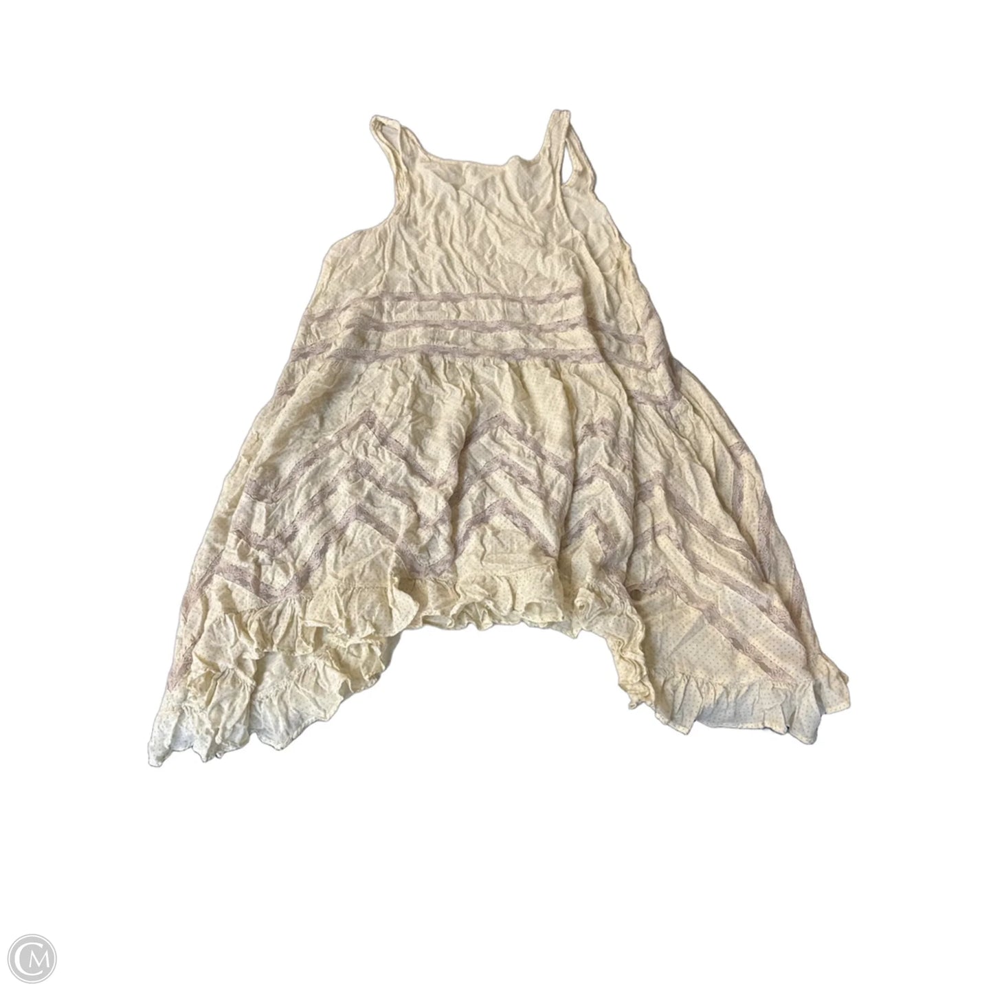 Top Sleeveless By Free People In Cream, Size: S