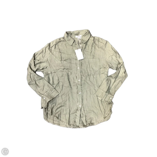 Top Long Sleeve By Emory Park In Green, Size: M
