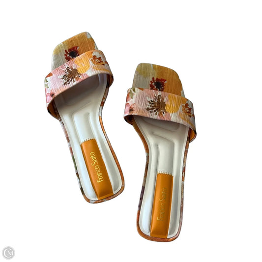 Shoes Heels Kitten By Franco Sarto In Floral Print, Size: 6