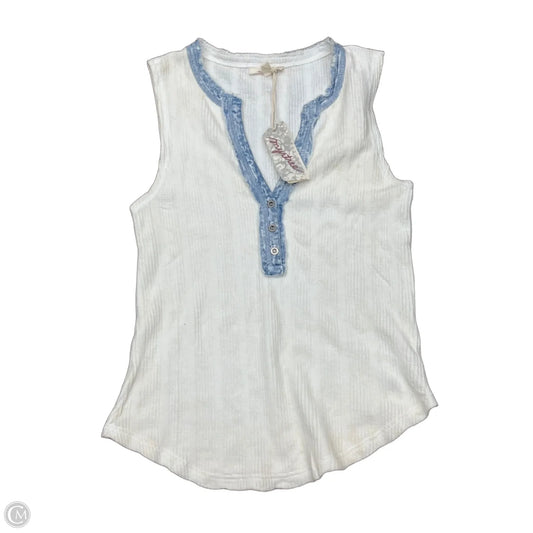 Top Short Sleeve By Mystree In White, Size: S