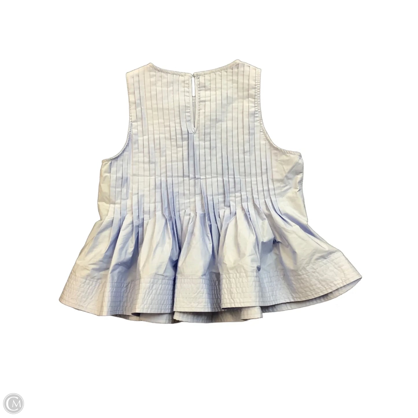 Top Sleeveless By Free Assembly In Blue, Size: S