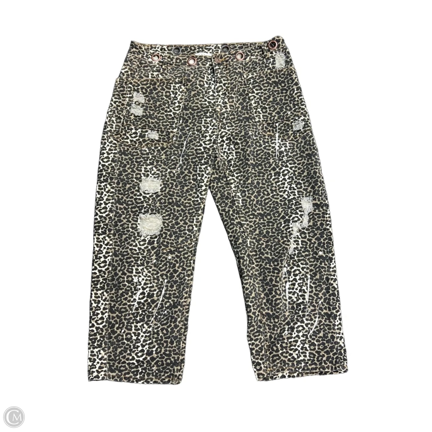 Jeans Boyfriend By Cma In Animal Print, Size: L