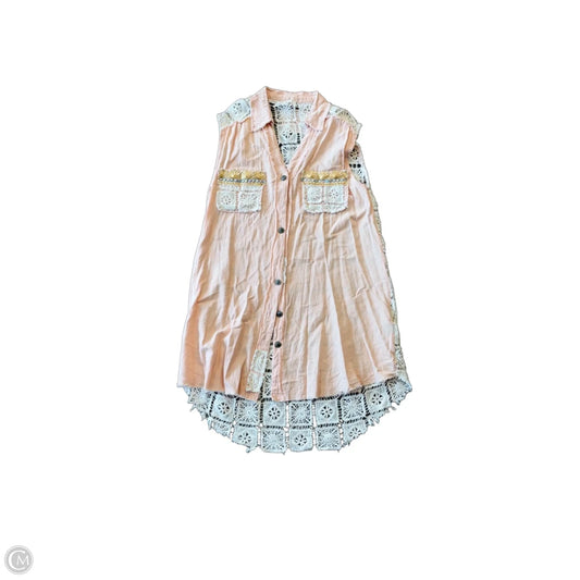 Tunic Sleeveless By Pol In Pink, Size: M