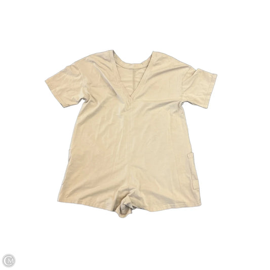 Romper By Clothes Mentor In Beige, Size: M