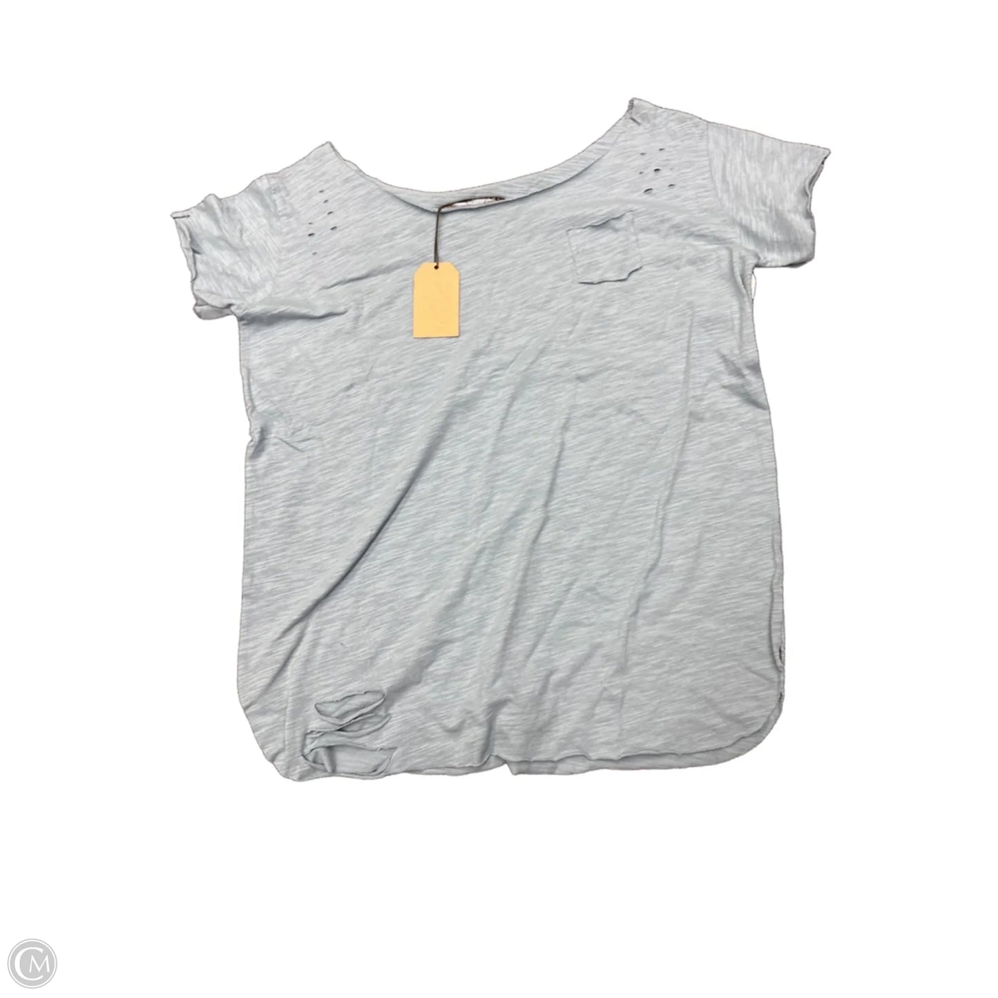 Top Short Sleeve Basic By Cma In Blue, Size: L