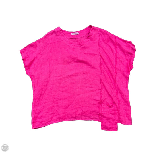 Top Short Sleeve By Cma In Pink, Size: 1x