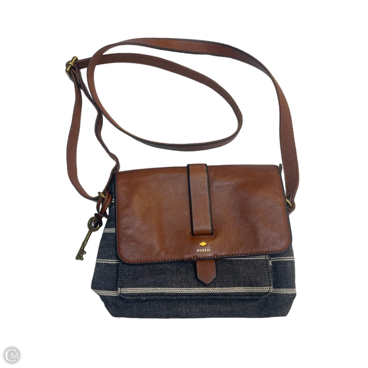 Handbag Designer By Fossil, Size: Small